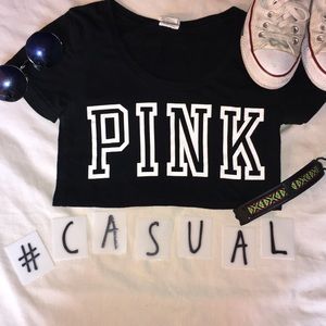 Victoria Secret Black Tee